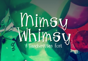 MimsyWhimsy Font Download