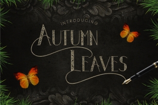 Autumn Leaves Font Download