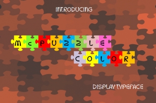 McPuzzle Color Font Download