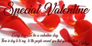 Special Valentine Font Download