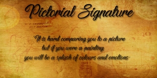 Pictorial Signature Font Download