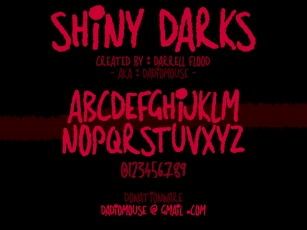 Shiny Darks Font Download