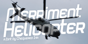 Merriment Helicopter Font Download
