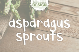 Asparagus Sprouts Font Download