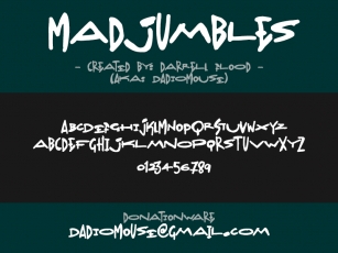 Madjumbles Font Download