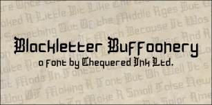 Blackletter Buffoonery Font Download