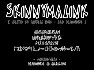 Skinnymalink Font Download