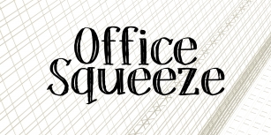 DK Office Squeeze Font Download