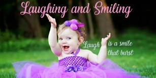 Laughing and Smiling Font Download