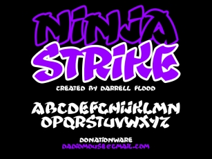 Ninjastrike Font Download