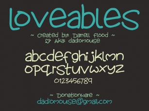 Lovables Font Download