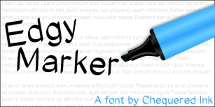 Edgy Marker Font Download