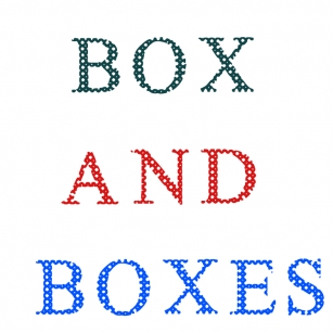 Box And Boxes Font Download