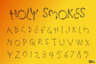 Holy Smokes Font Download