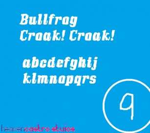 Bullfrog Font Download