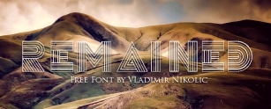 Remained Font Download