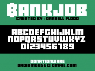 Bankjob Font Download