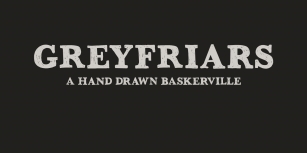 DK Greyfriars Font Download