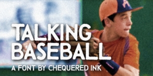 Talking Baseball Font Download