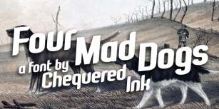 Four Mad Dogs Font Download