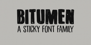 DK Bitume Font Download