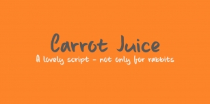 DK Carrot Juice Font Download