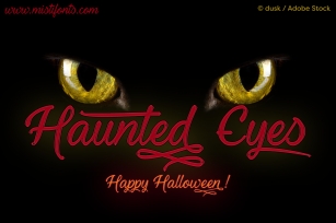 Haunted Eyes Font Download