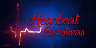 Heartbeat in Christmas Font Download
