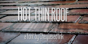 Hot Thin Roof Font Download