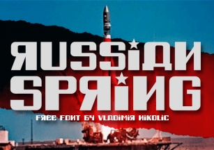 Russian Spring Font Download