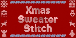 Xmas Sweater Stitch Font Download