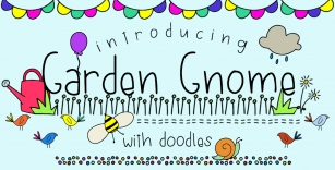 GJ-Garden Gnome Doodles Font Download