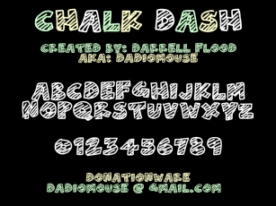 Chalk Dash Font Download