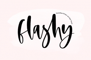 Flashy - Handwritten Script Font Font Download