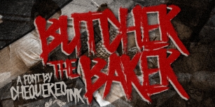 Butcher the Baker Font Download