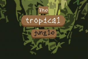 The tropical jungle Font Download