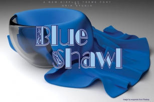 Blue Shawl Font Download