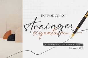 Strainger Signatures Font Font Download