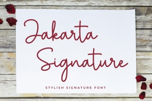 Jakarta Signature Font Download