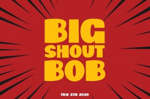 Big Shout Bob - Comic Cartoon Font Font Download