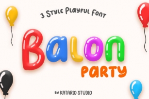 Balon Party Font Download