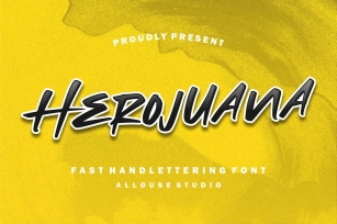 Web Font - Herojuana Font Download