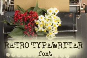 Retro Typewriter Font Download
