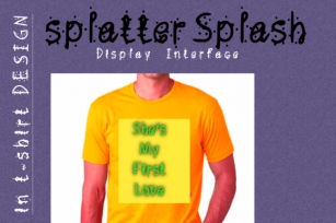 Splatter Splash Font Download