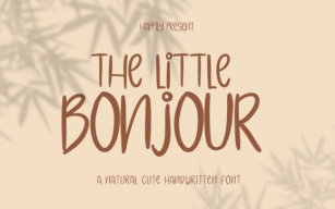 The Little Bonjour Font Download