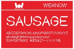 Sausage Font Download