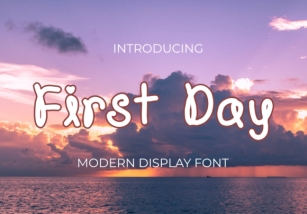 First Day Font Download