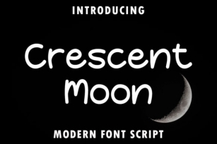 Crescent Moon Font Download