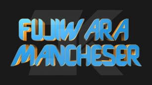 Fujiwara Manchester Font Download