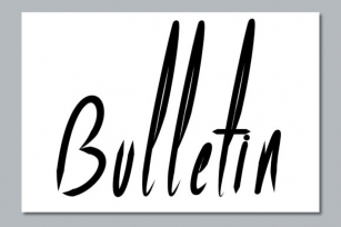 Bulletin Font Download
